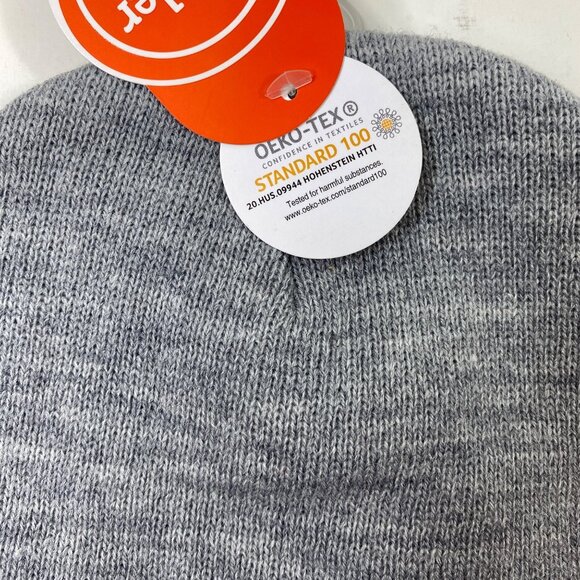 Wonder Nation Toddlers Gray Knit Beanie One Size - Picture 3 of 4